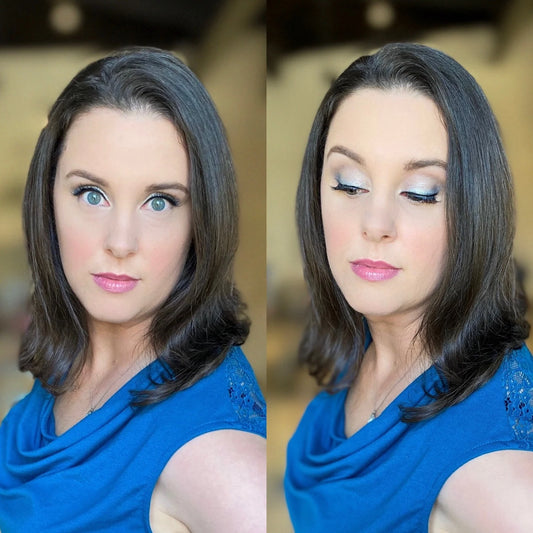 SHOP BY EYE  - Deep Brunette/Black Hair + Blue Eyes